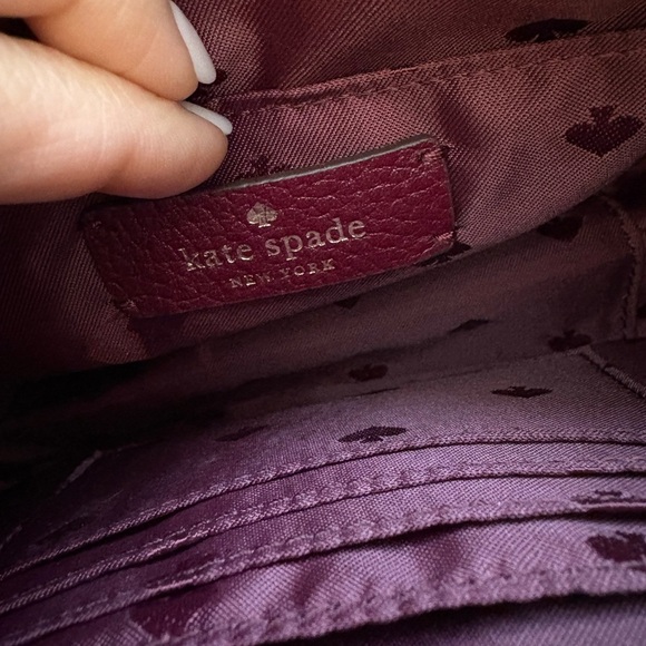 NWT! Kate Spade Kourtney Camera Bag Crossbody in Cherrywood - Picture 12 of 13